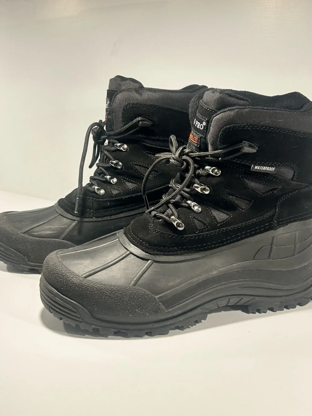 Labo Pro Waterproof Duck Boots Mens 10.5 Black Thermolite Insulated Winter Boots